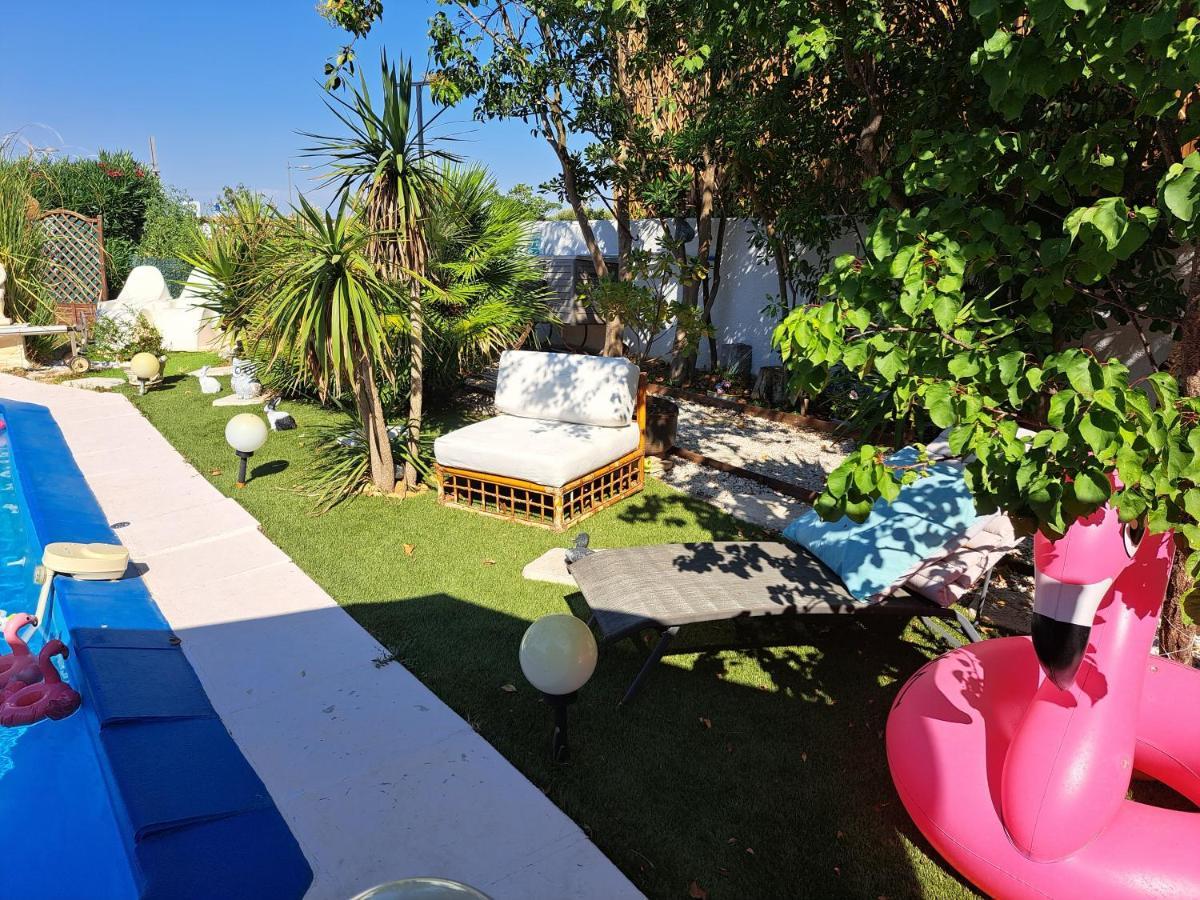 Suite-Junior -Villa Helene - Montpellier Sud - Aeroport- Piscine Privee-2Mn Des Plages Pérols Exterior foto