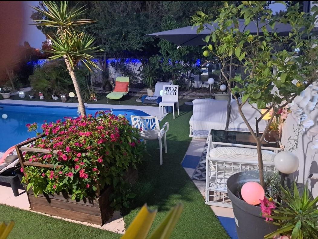 Suite-Junior -Villa Helene - Montpellier Sud - Aeroport- Piscine Privee-2Mn Des Plages Pérols Exterior foto
