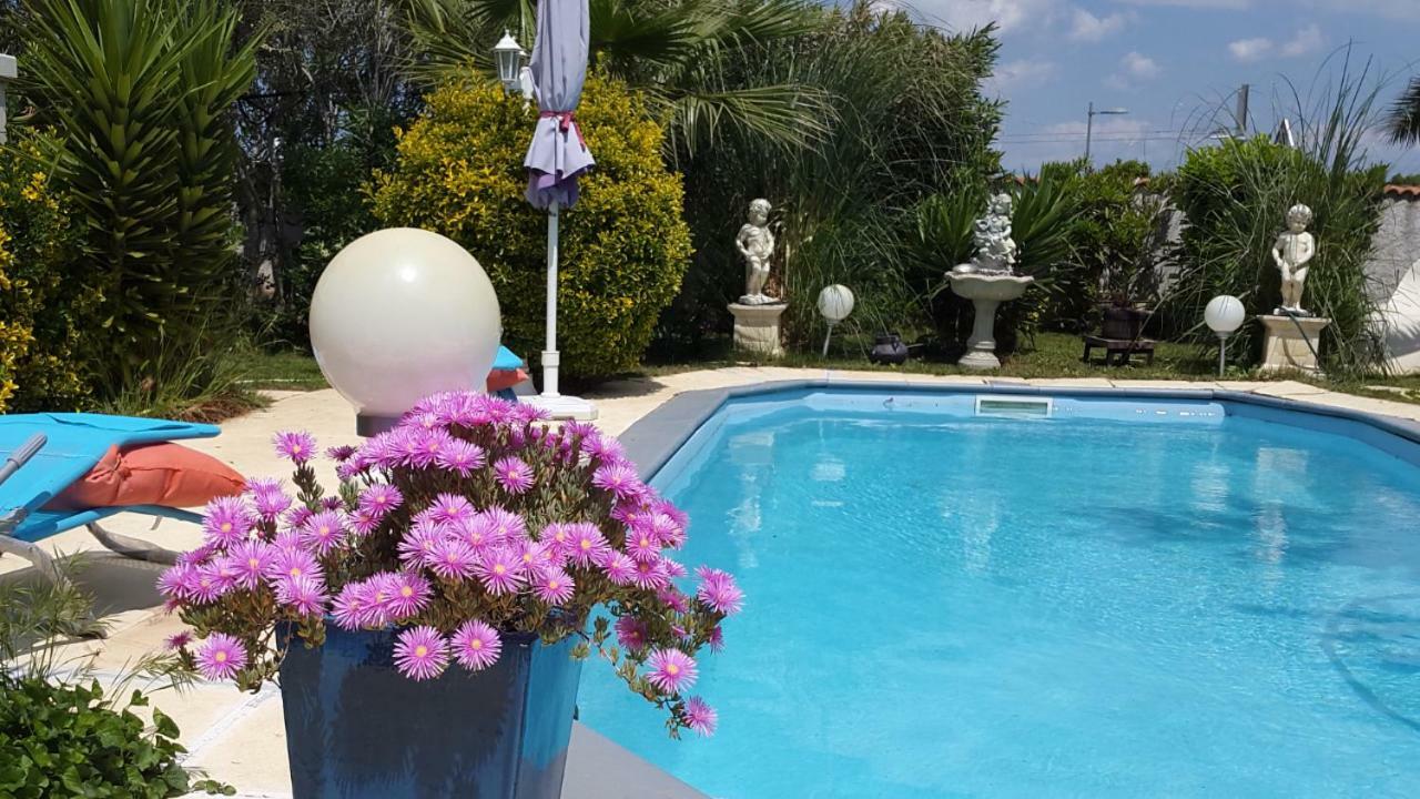 Suite-Junior -Villa Helene - Montpellier Sud - Aeroport- Piscine Privee-2Mn Des Plages Pérols Exterior foto